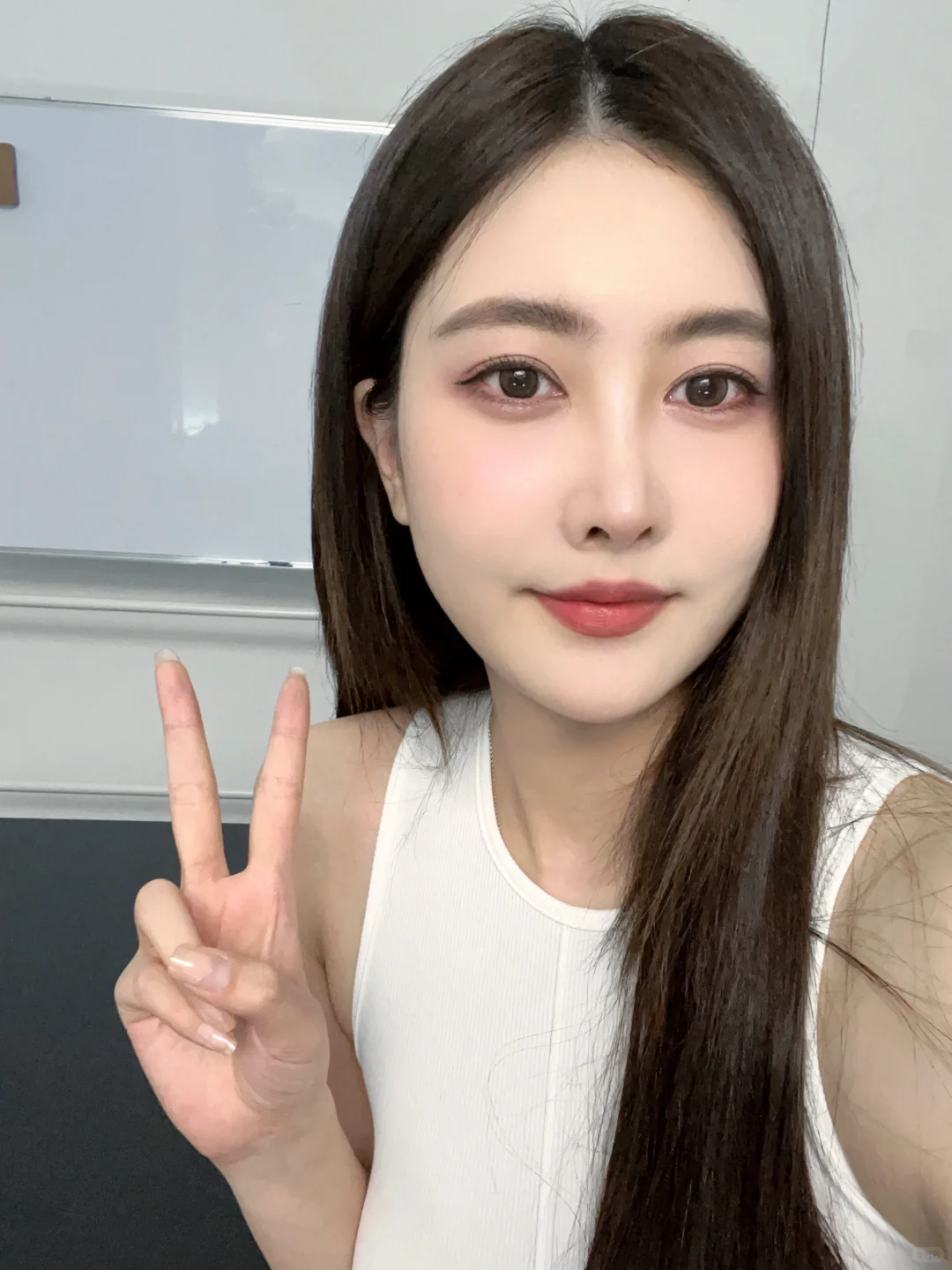 韩系白开水妆|长脸女生都来冲！！