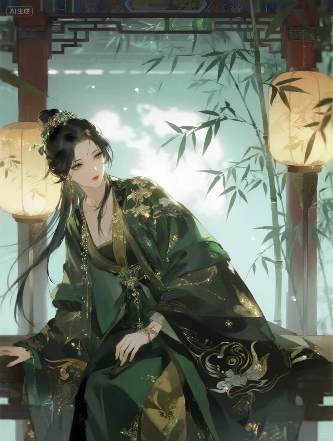 古风女图