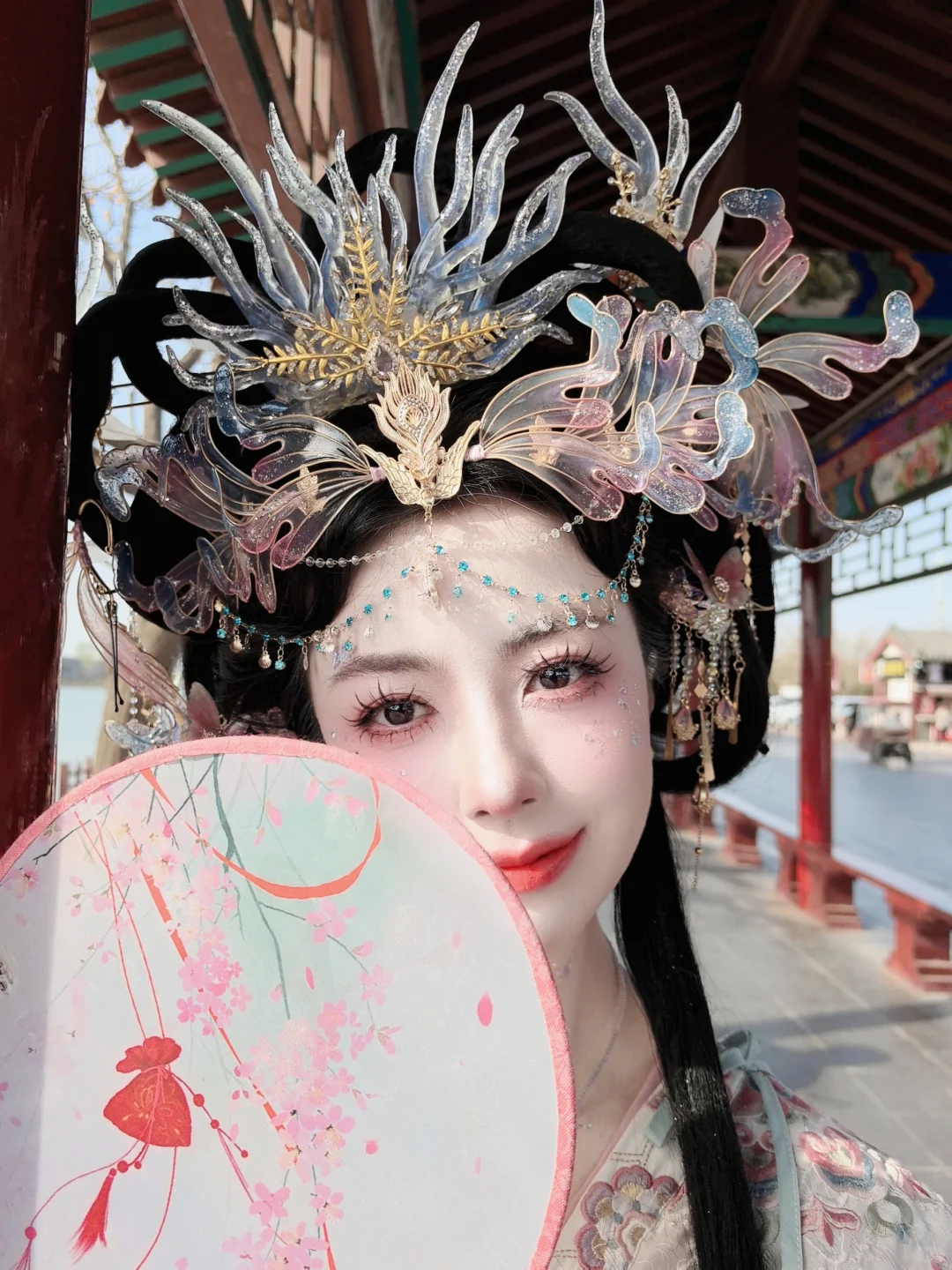 着一袭华裳，赠我一场古时梦