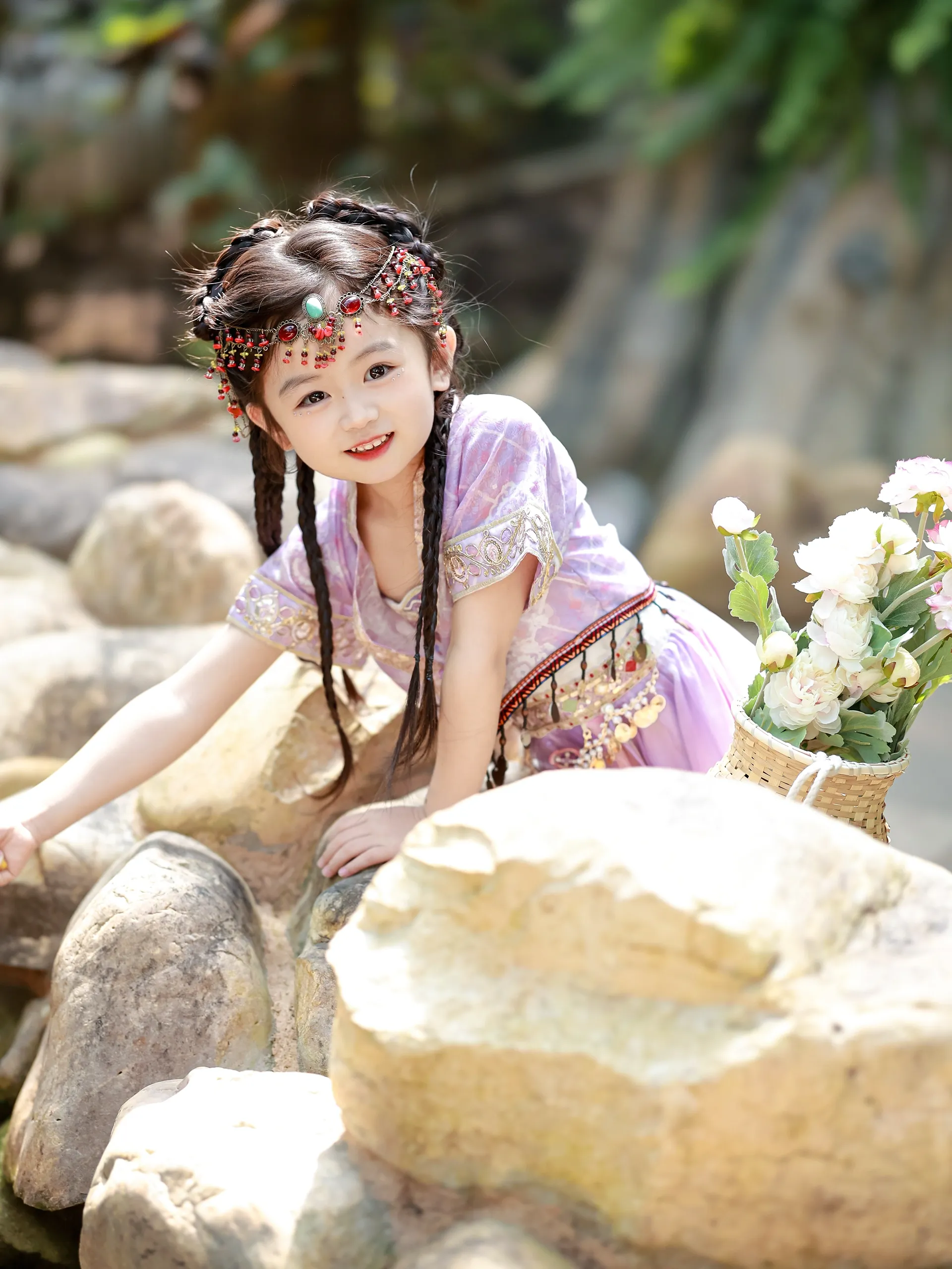 🎐这个古风小宝贝她怎么这么会笑😍～
