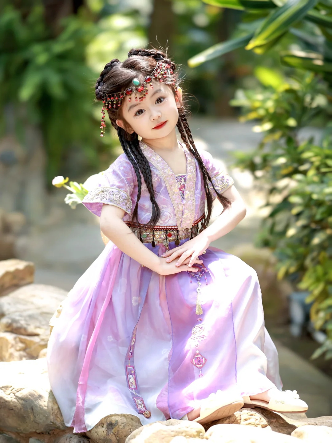 🎐这个古风小宝贝她怎么这么会笑😍～