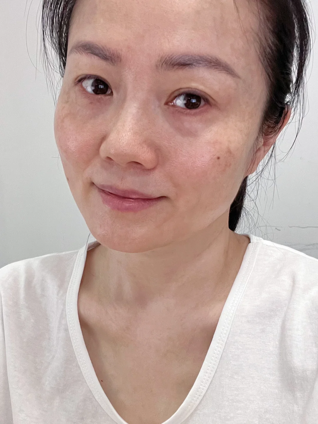44岁 真实的我🧏‍♀️满脸褶子的我😬😬