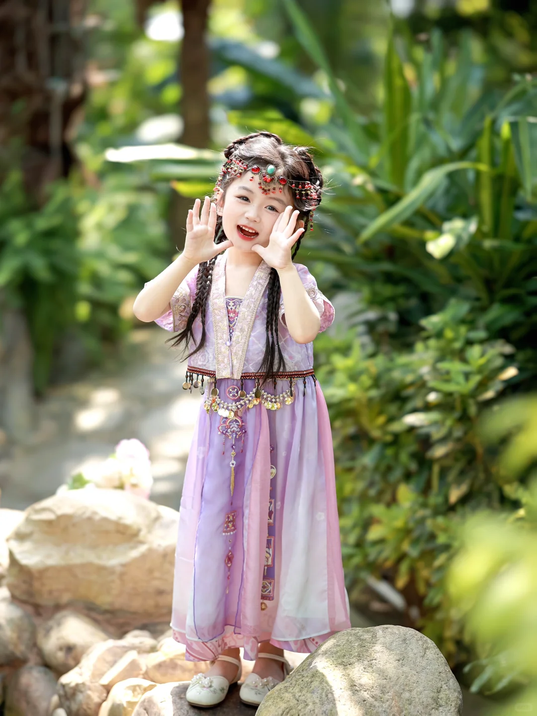 🎐这个古风小宝贝她怎么这么会笑😍～