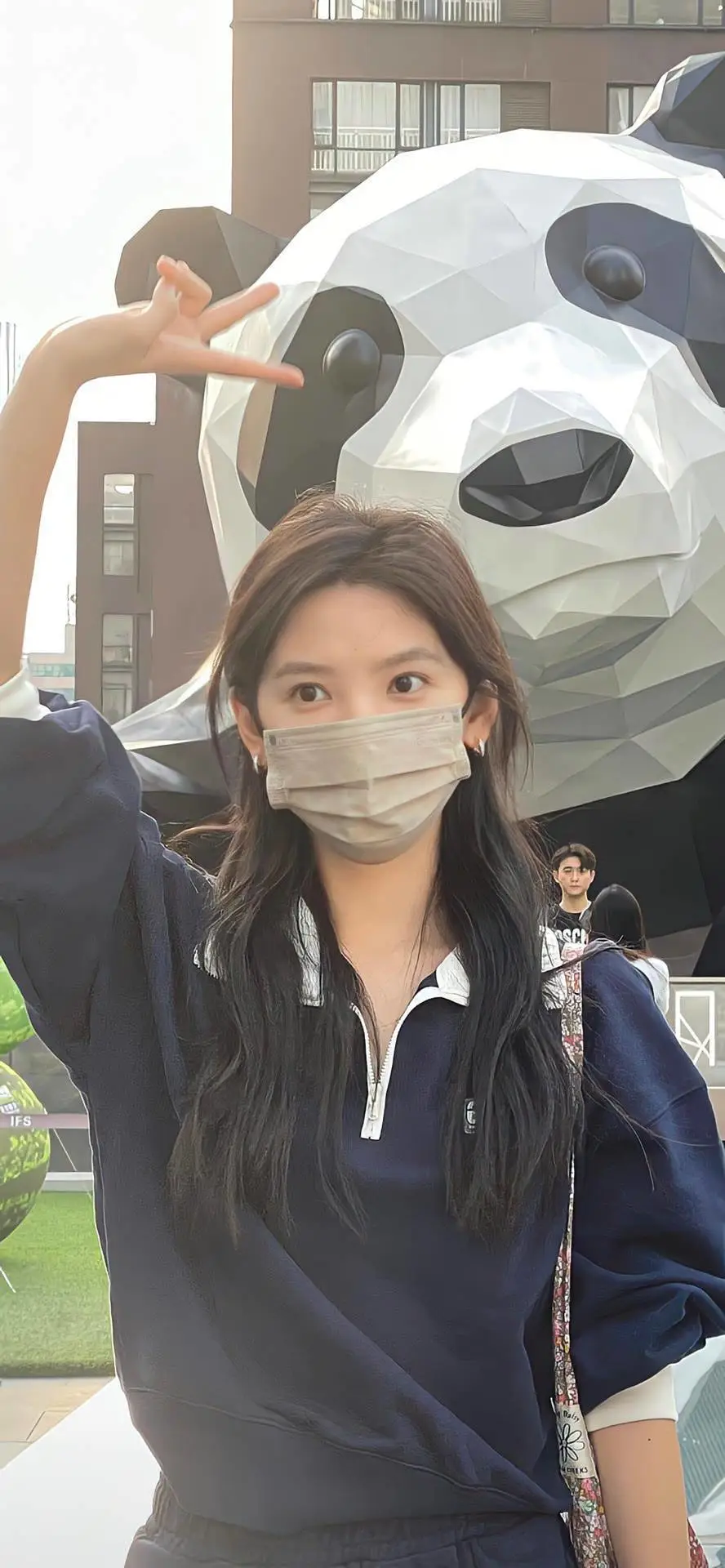 章若楠〡18张治愈可爱手机壁纸美女甜美少女