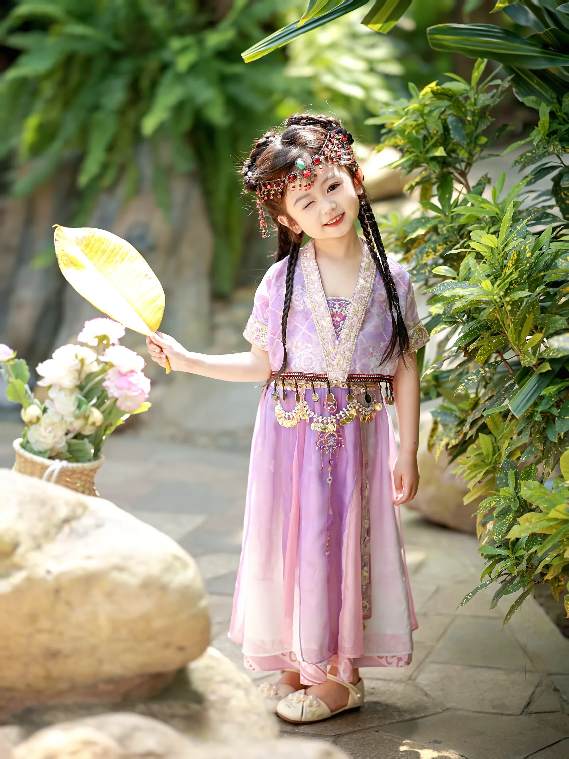 🎐这个古风小宝贝她怎么这么会笑😍～