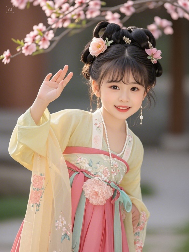甜美可爱俏皮小公主【AI生成，勿混淆】