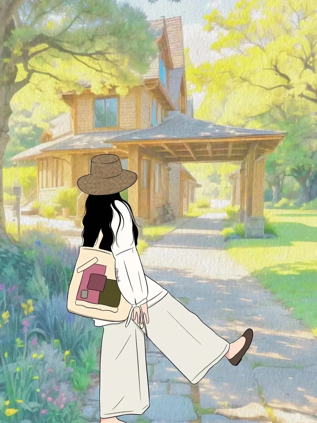 头像｜不露脸的治愈系阳光女生头像