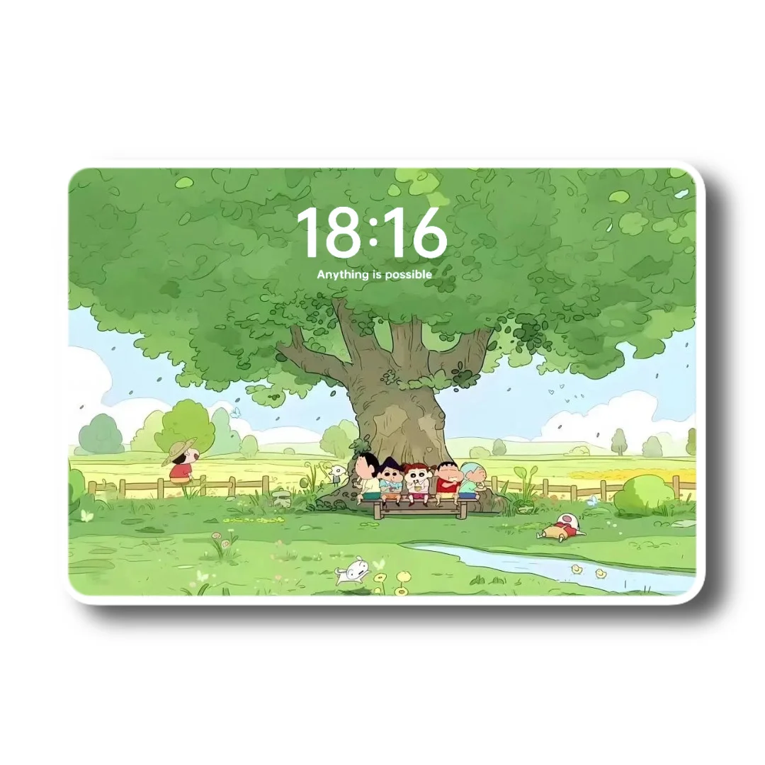 ipad壁纸｜蜡笔小新超治愈的壁纸