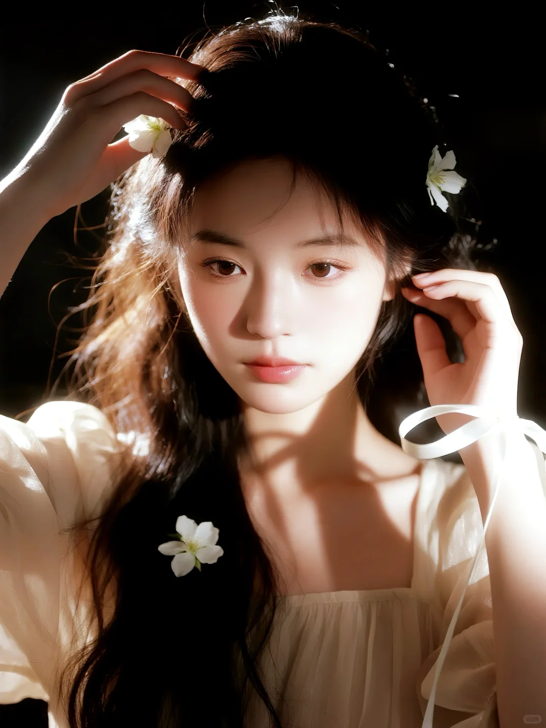 浪漫光圈下的少女写真