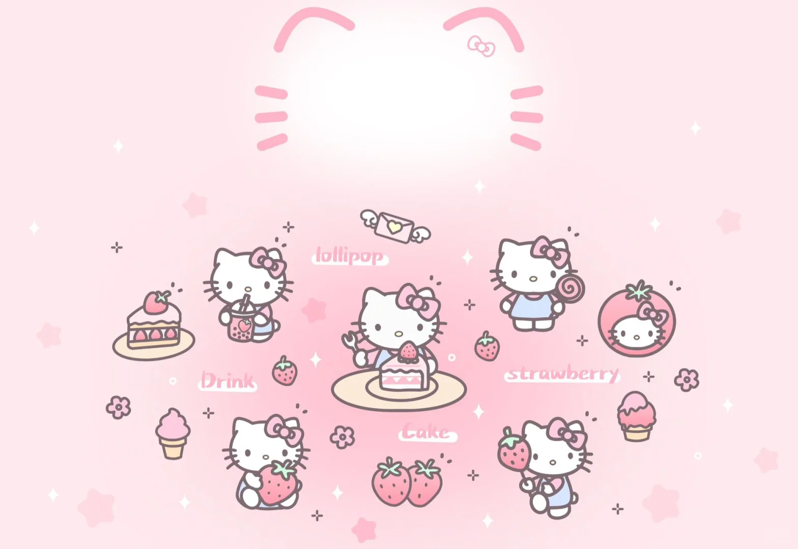 莓烦恼 kitty 丨平板壁纸 6.10莓烦恼 kitty