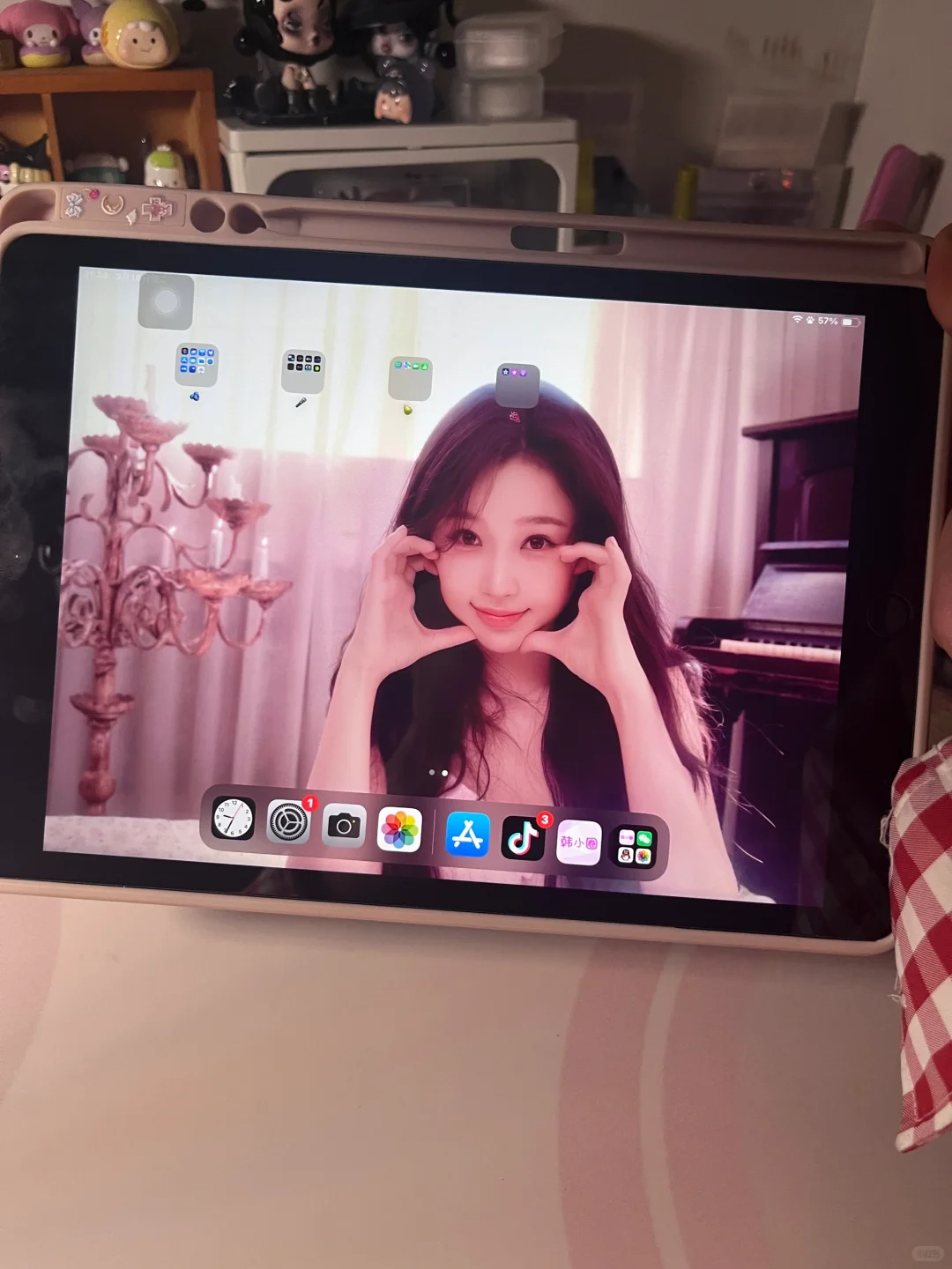 终于收到了虞书欣送我的iPad