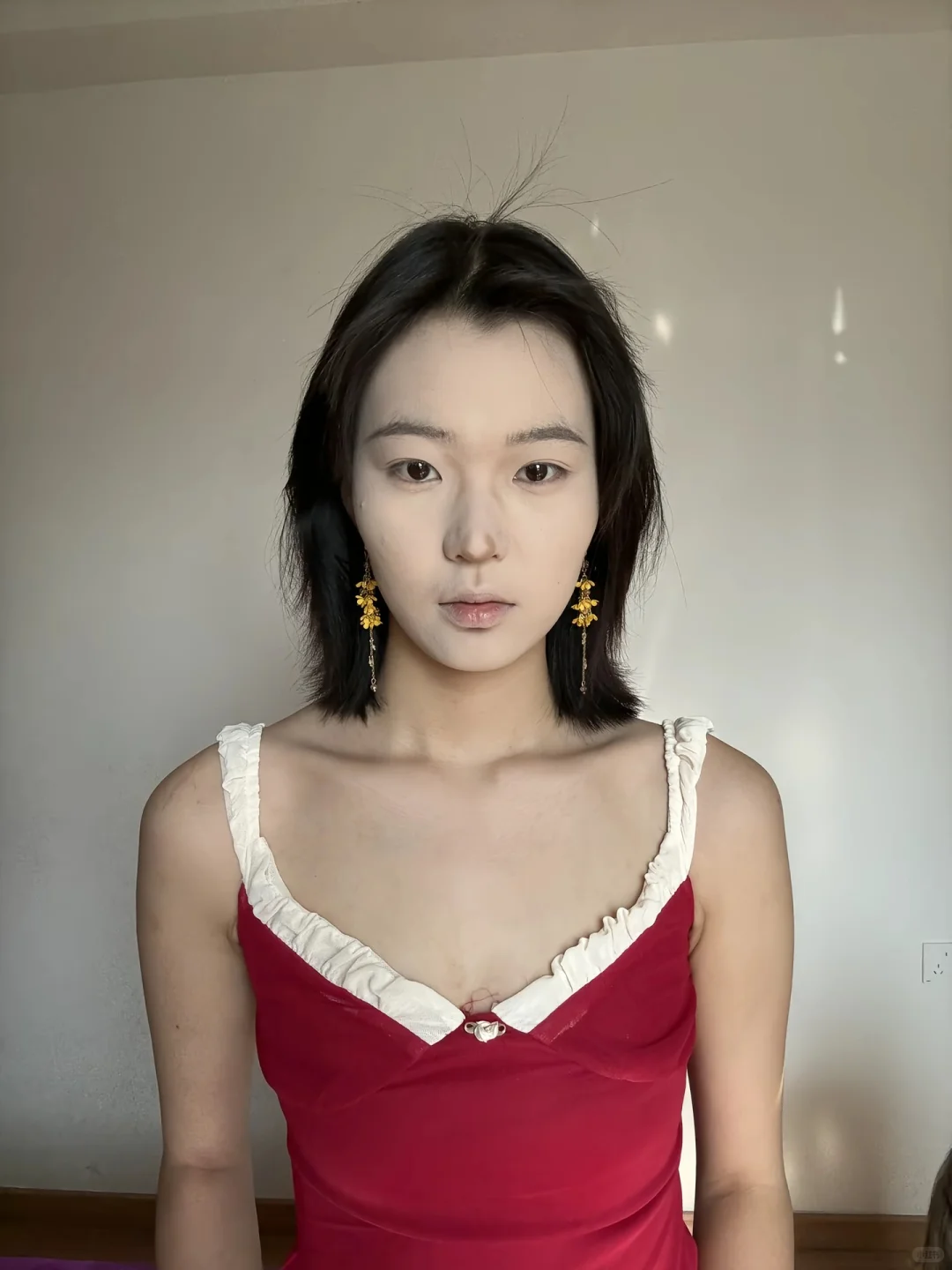 当本人卸妆后…