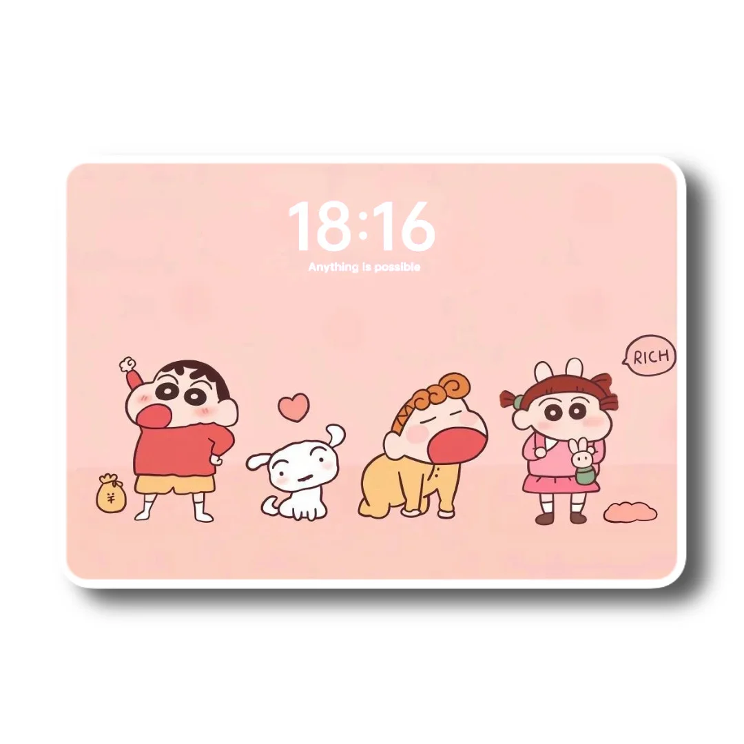 ipad壁纸｜蜡笔小新超治愈的壁纸