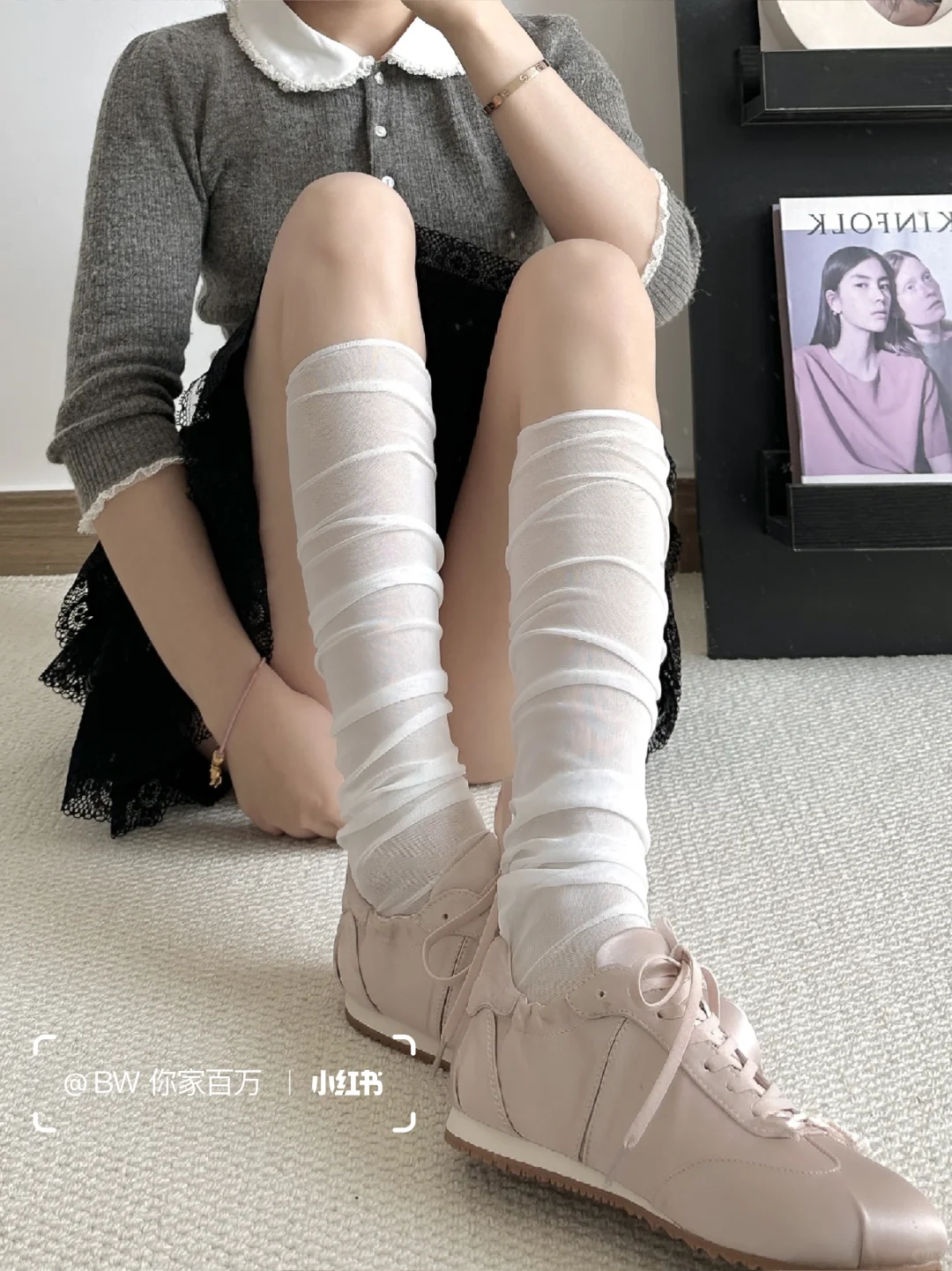 你有这么好看的过膝堆堆袜进入中国🇨🇳