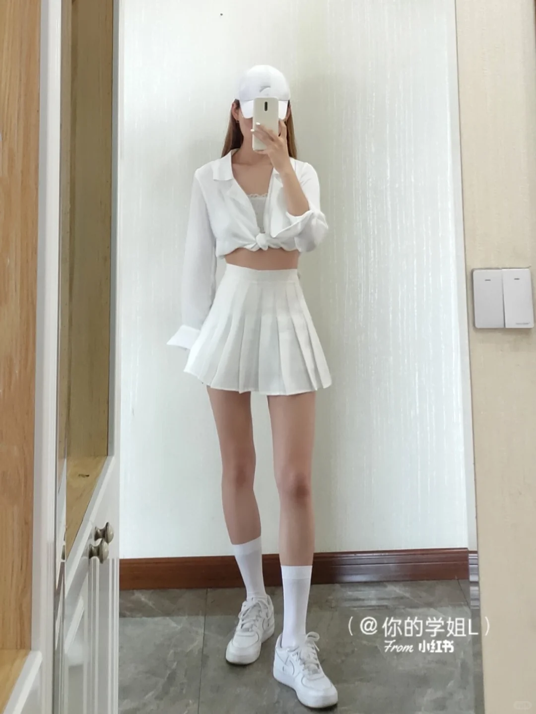 穿搭 168/92高个子微胖不同长度小腿袜测评