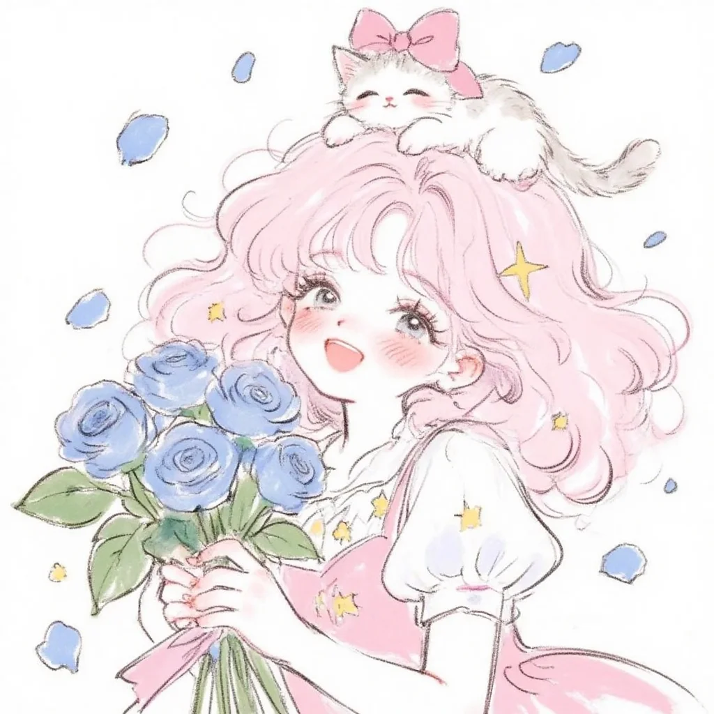 “捧花见面永远浪漫✨”🌷✨