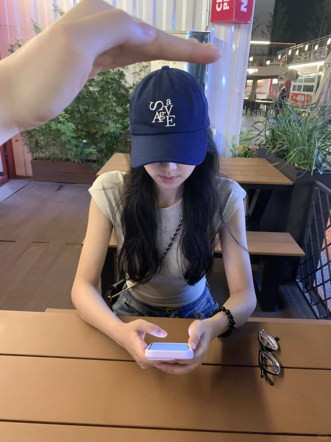 挖到一款超显脸小的🧢