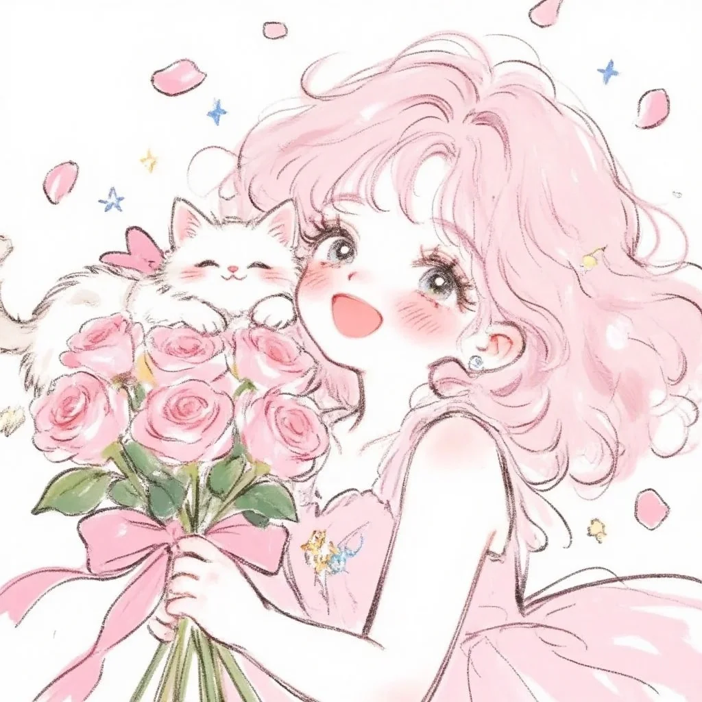 “捧花见面永远浪漫✨”🌷✨
