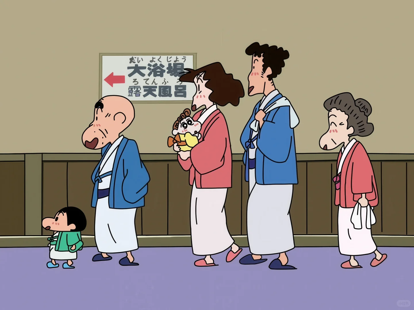 野原一家!高清平板壁纸
