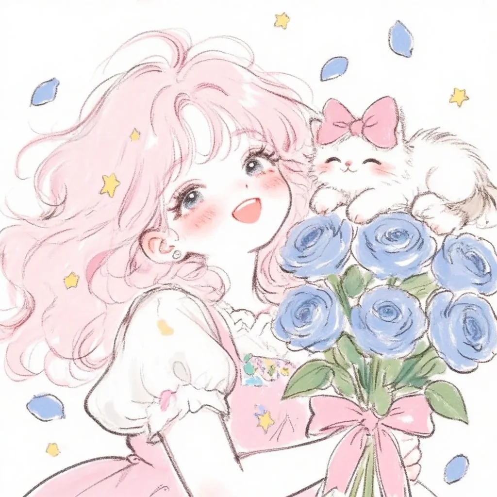 “捧花见面永远浪漫✨”🌷✨