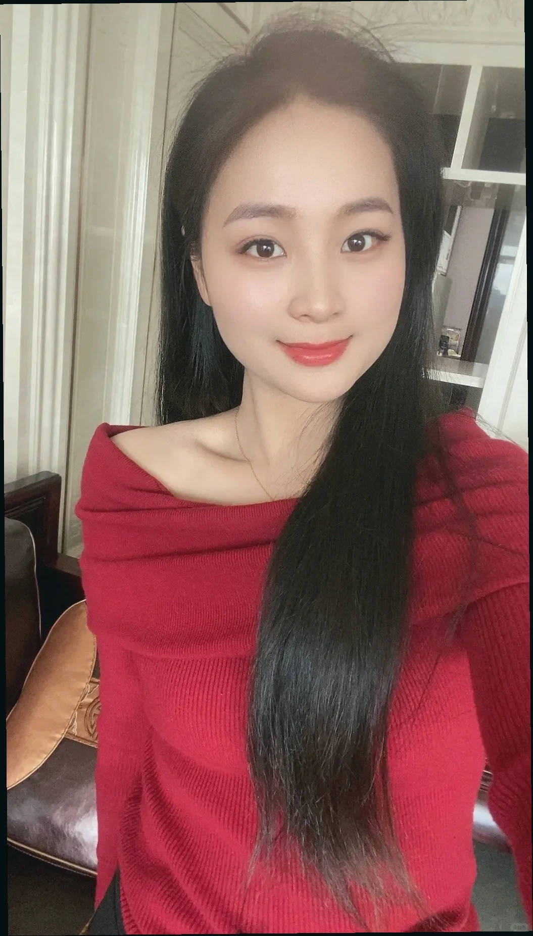 今天的穿搭特别喜庆
