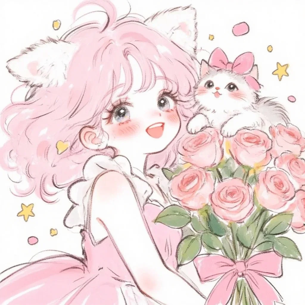 “捧花见面永远浪漫✨”🌷✨