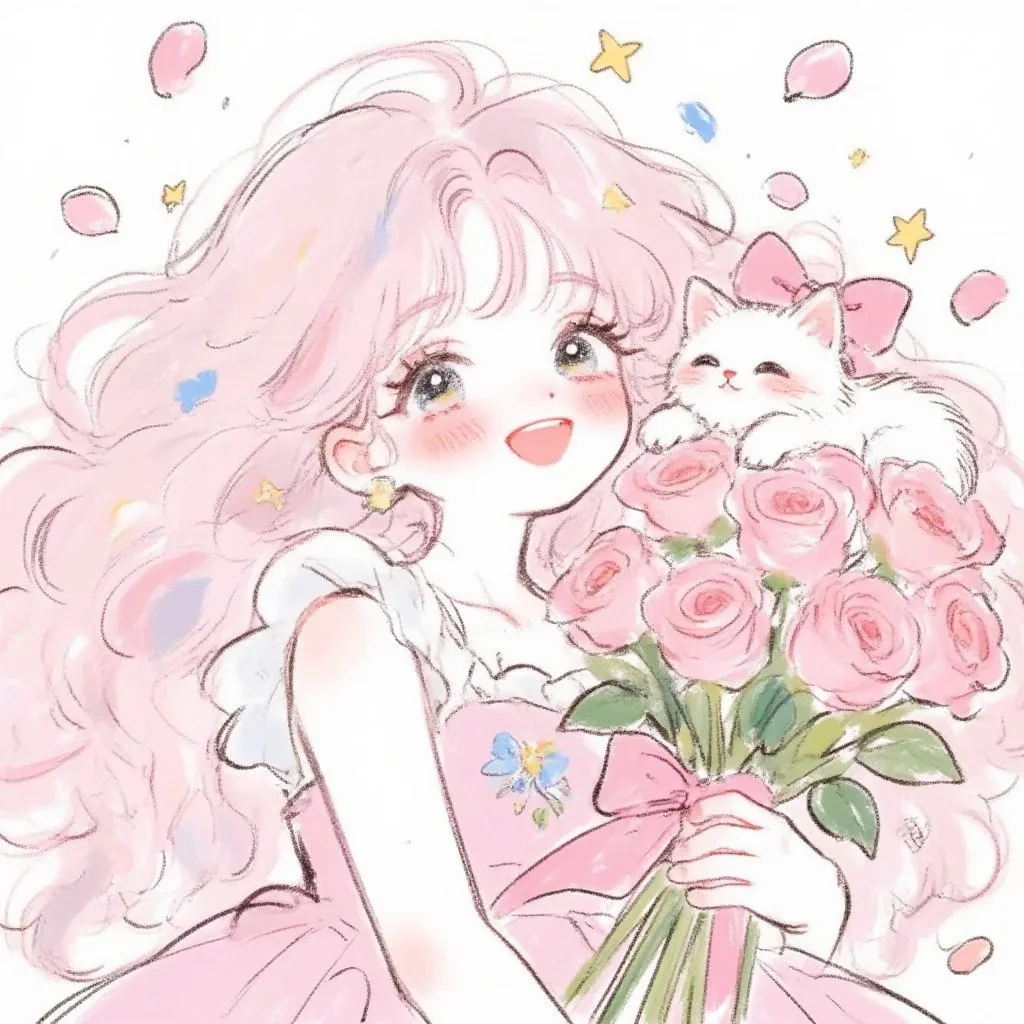 “捧花见面永远浪漫✨”🌷✨