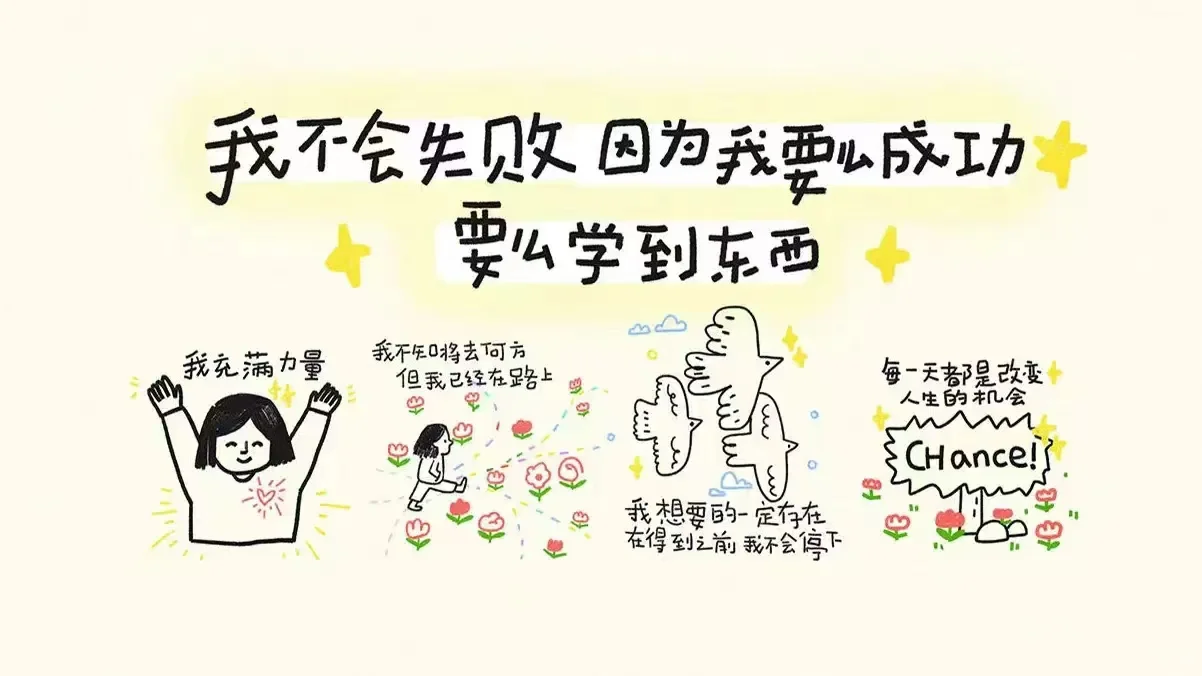 我不会失败正念电脑壁纸
