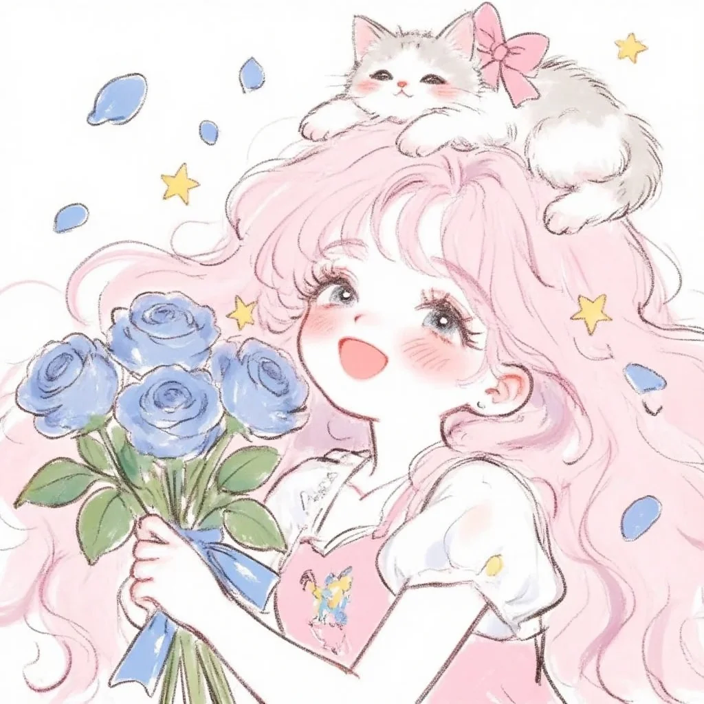“捧花见面永远浪漫✨”🌷✨