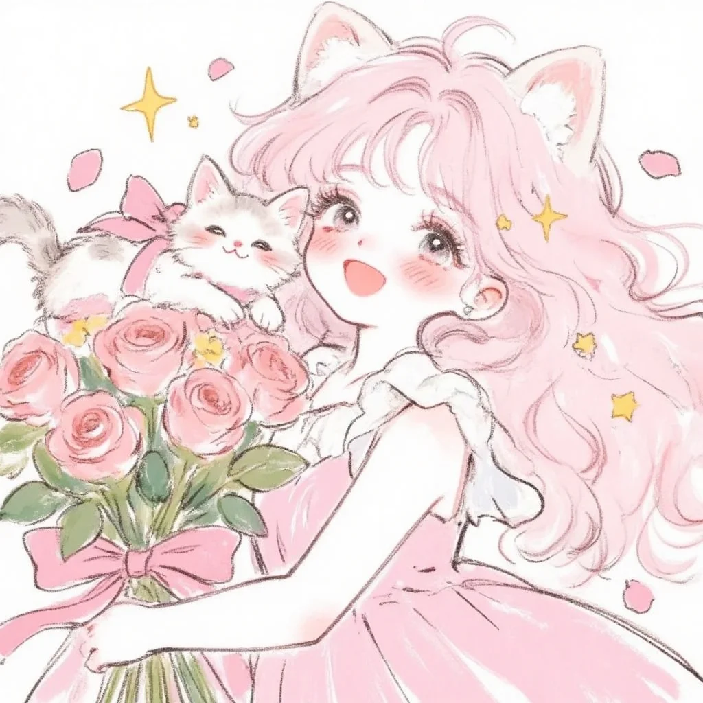 “捧花见面永远浪漫✨”🌷✨