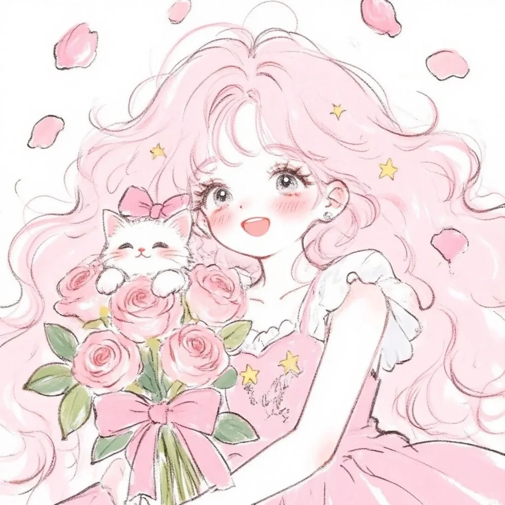 “捧花见面永远浪漫✨”🌷✨