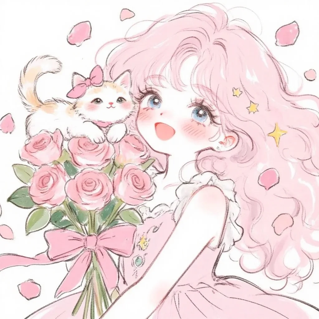 “捧花见面永远浪漫✨”🌷✨