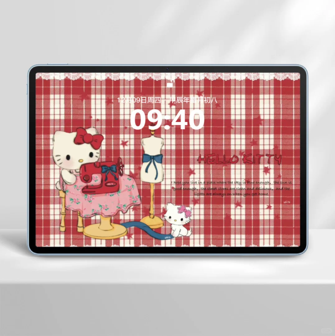 ipad壁纸｜HelloKitty超可爱平板壁纸