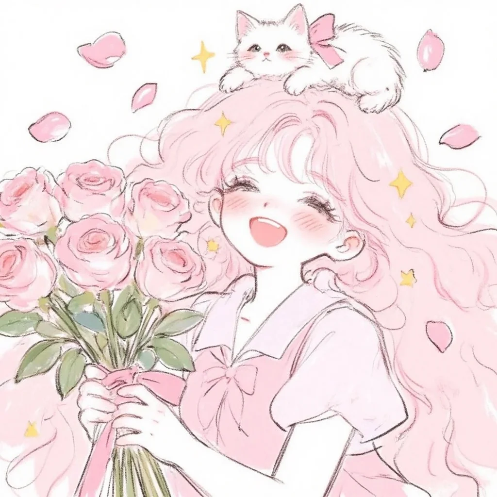 “捧花见面永远浪漫✨”🌷✨
