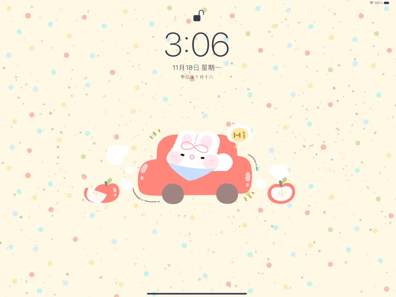 1月限定🐰手机壁纸&ipad壁纸