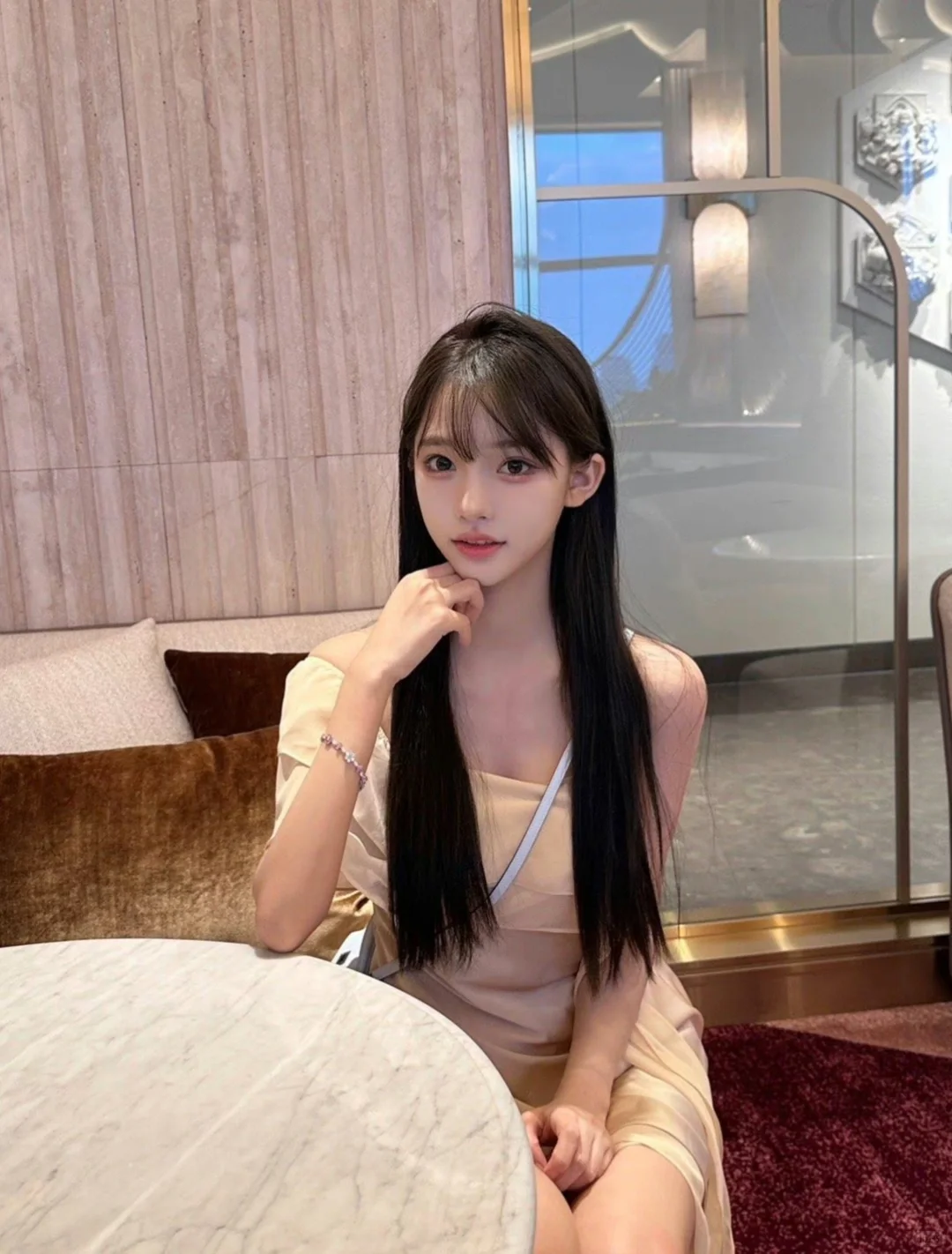 Qanna清纯白月光美女风