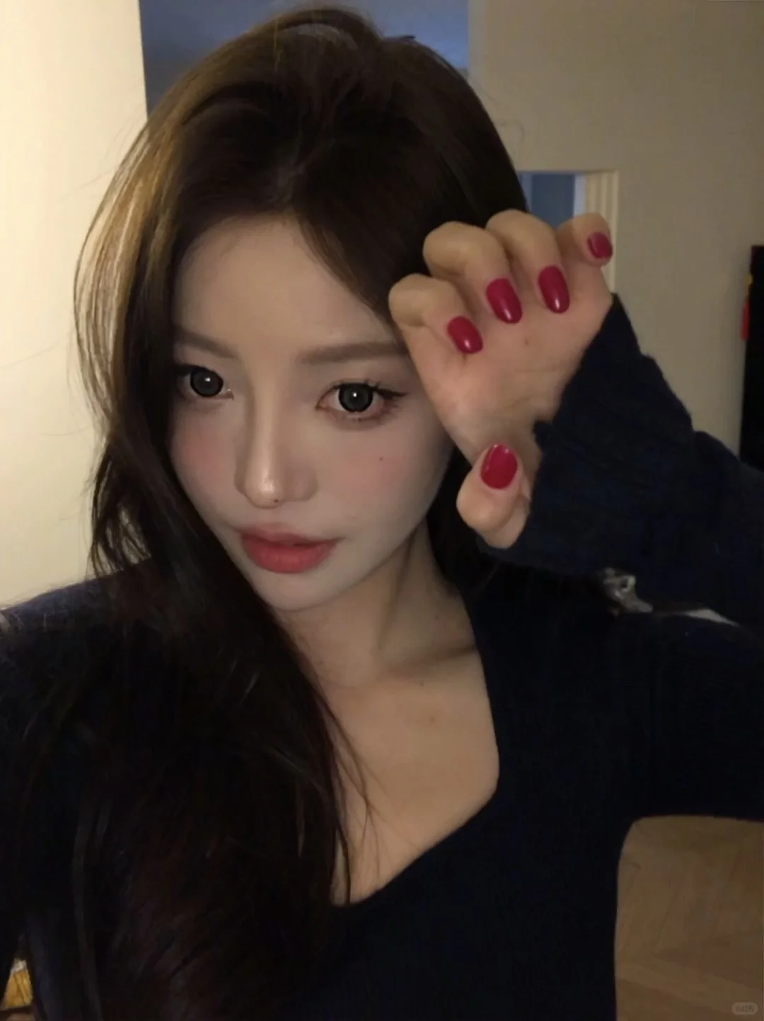 小性感女人味美甲 肯定选红色( ̀⌄ ́)