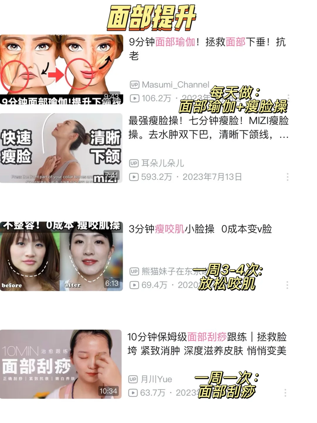 阔面方圆脸到窄脸，超详细瘦脸教程！（干货版）