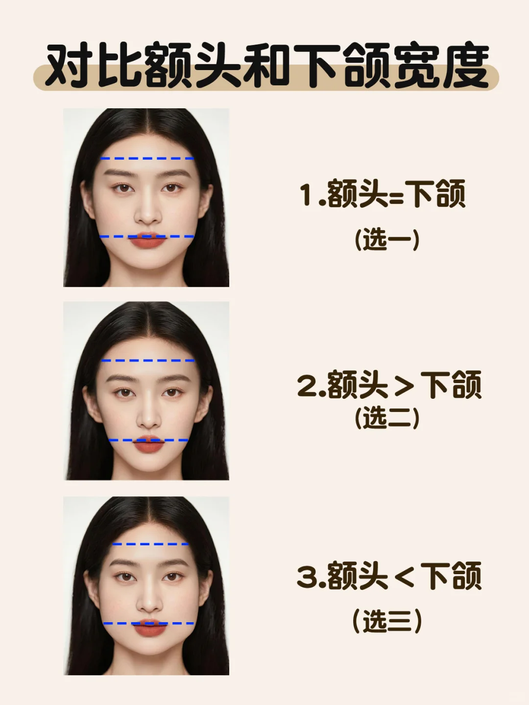 救命！3分钟测出你的本命脸型！超准！
