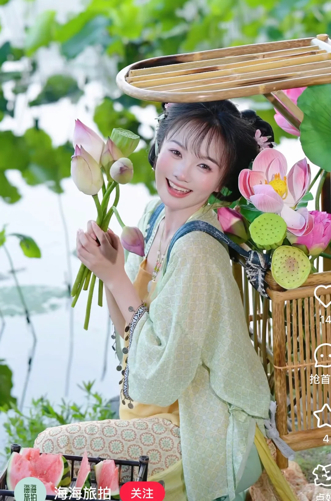 【汉服妆造集锦】清荷仙子特辑 ⑦ 🌸