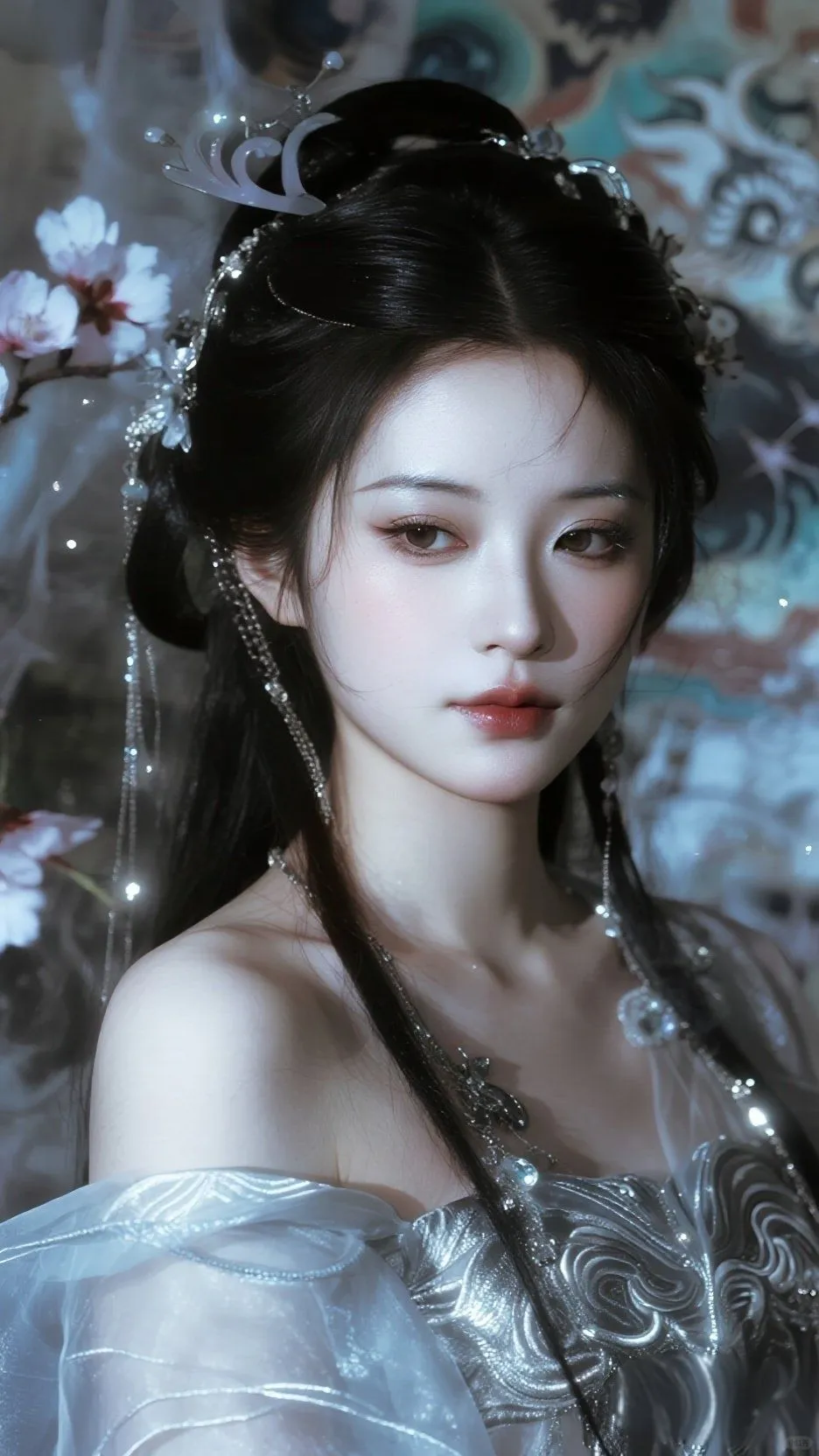神仙画风的古风美人，美哭了