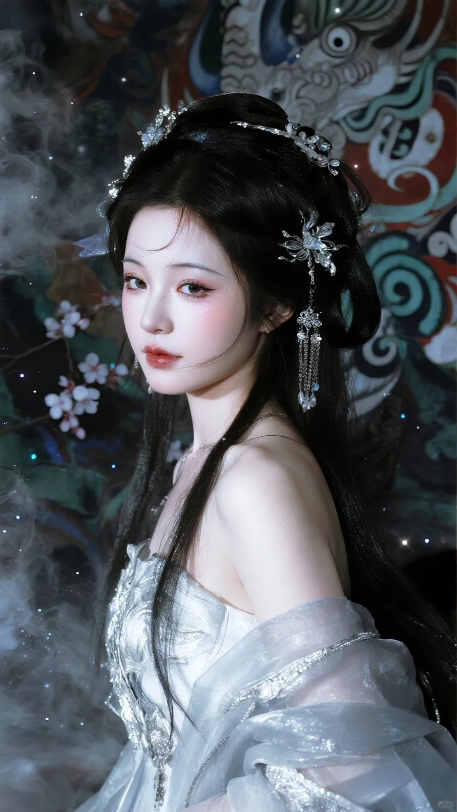 神仙画风的古风美人，美哭了