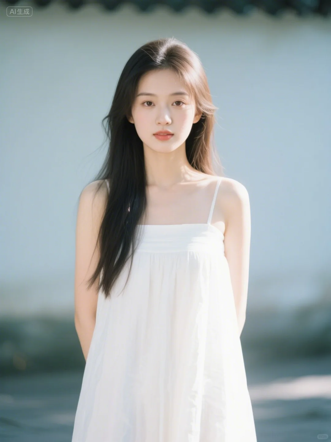 清纯甜美女生～白月光