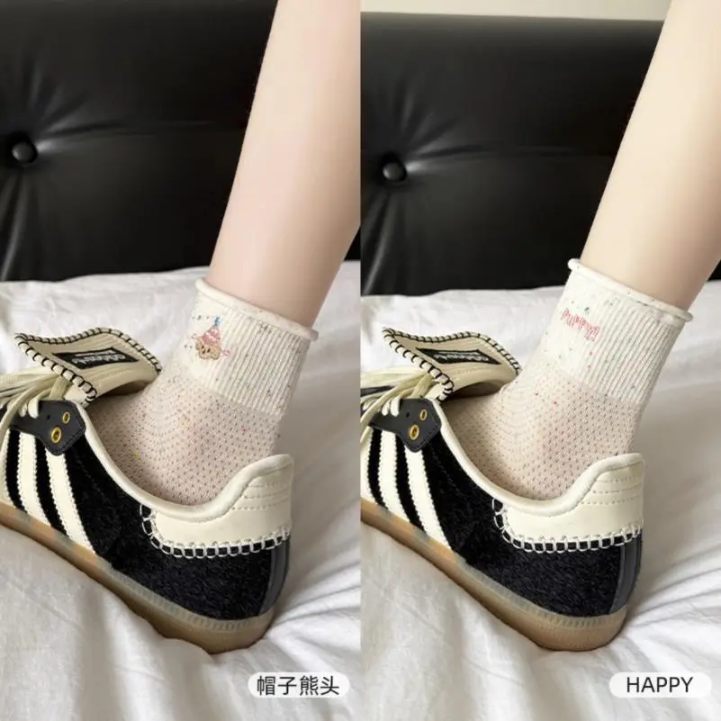 🐾韩系小可爱！卷边袜子太戳我了✨