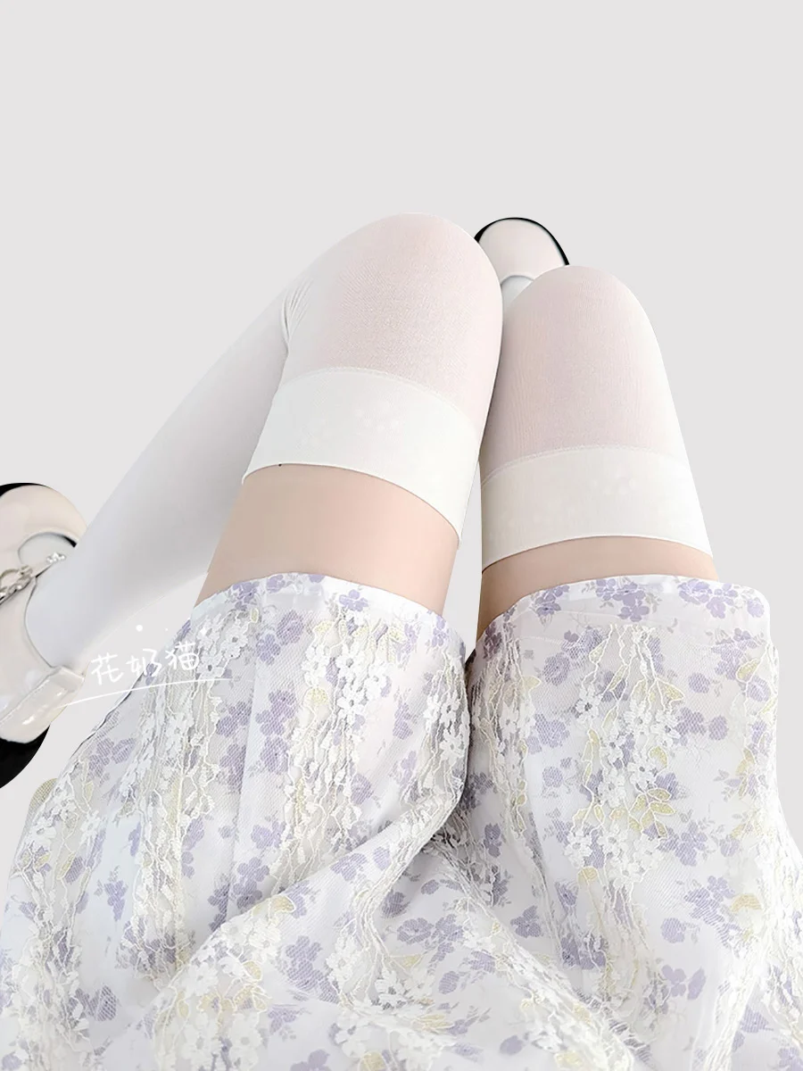 🌿奶白色过膝袜解锁JK少女的元气穿搭👒
