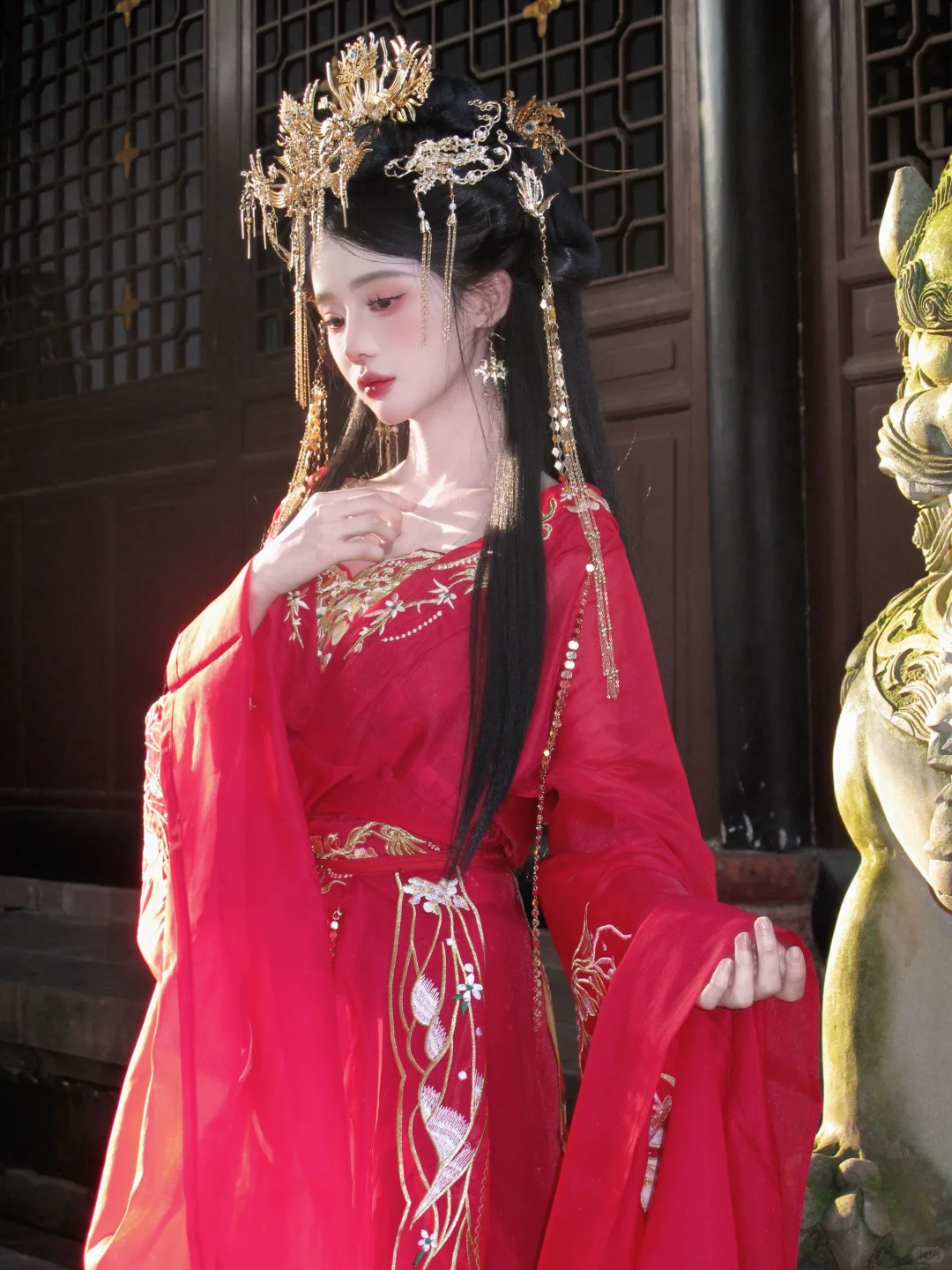 洛带妆造｜愿为她披红纱 此生共白头