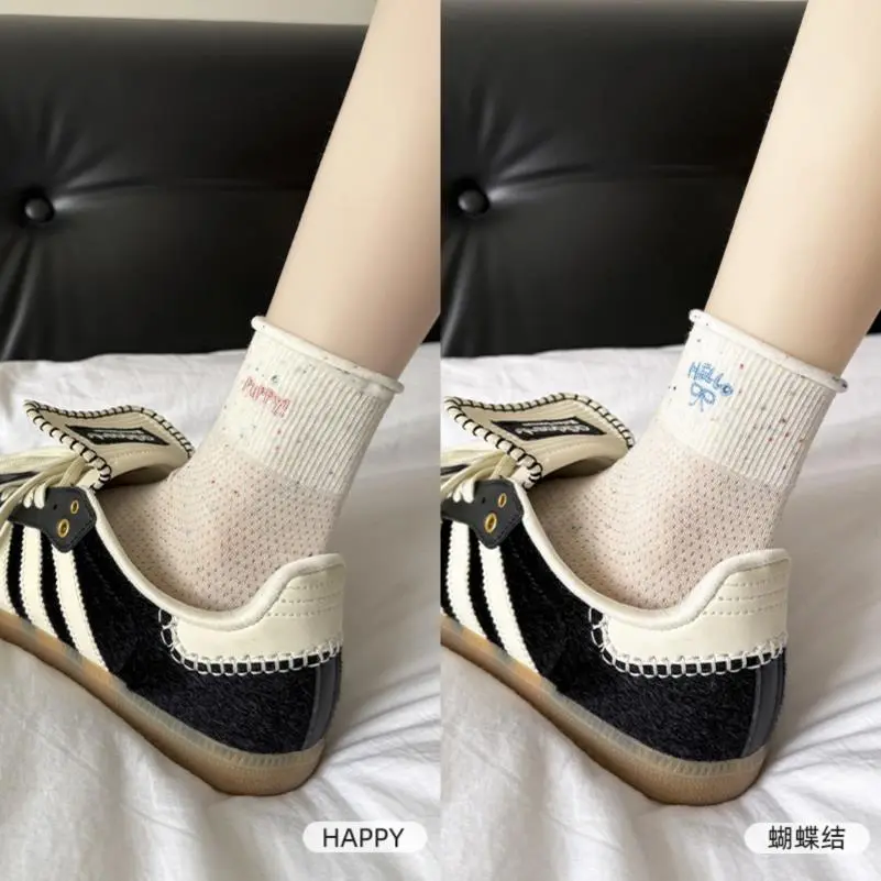 🐾韩系小可爱！卷边袜子太戳我了✨