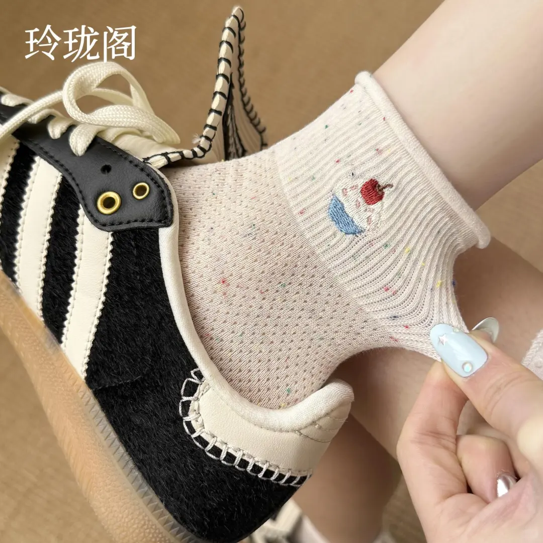 🐾韩系小可爱！卷边袜子太戳我了✨