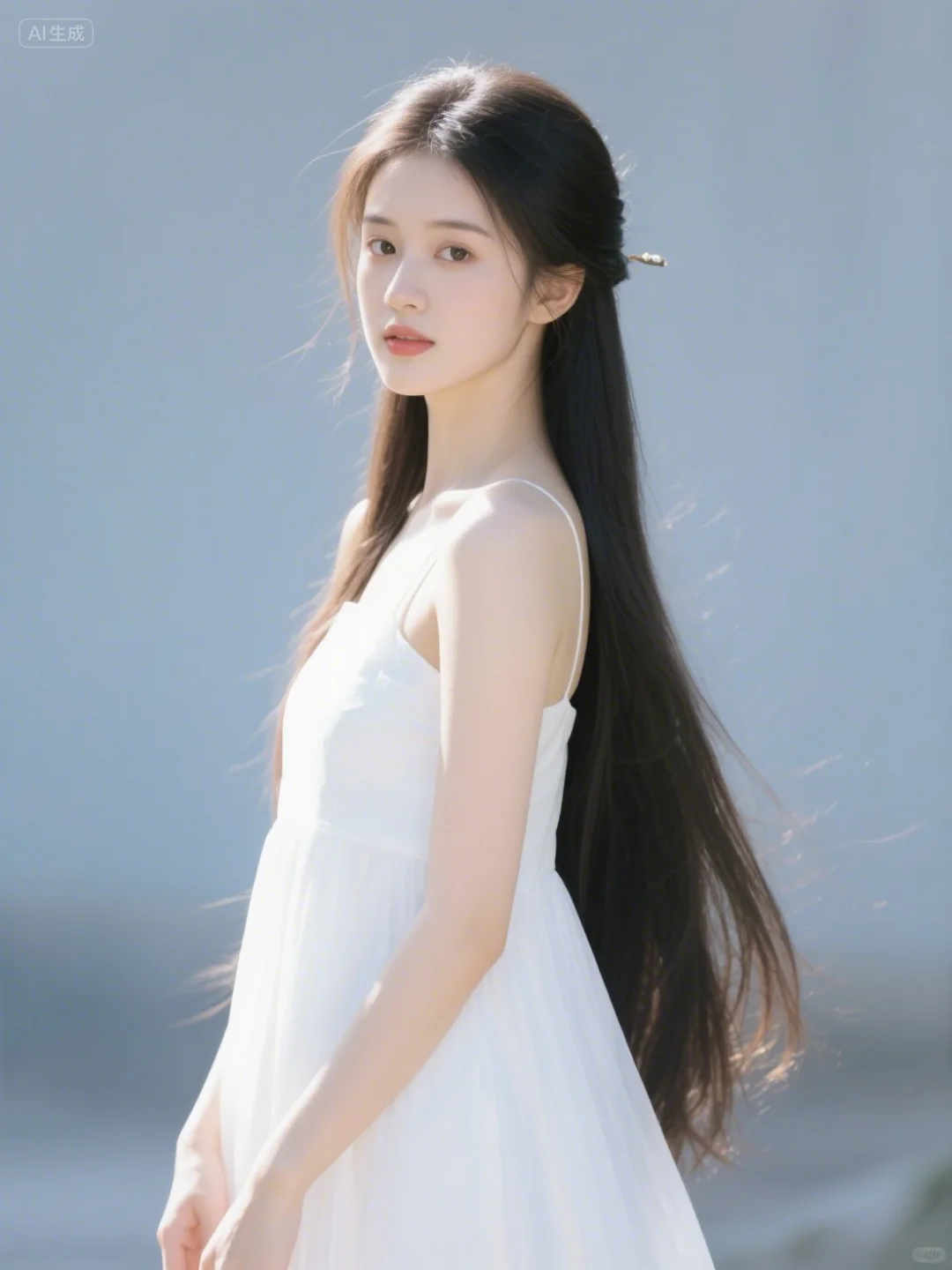 清纯甜美女生～白月光