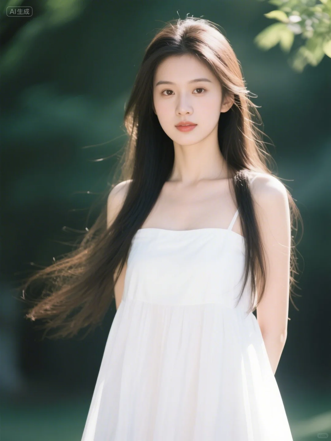 清纯甜美女生～白月光